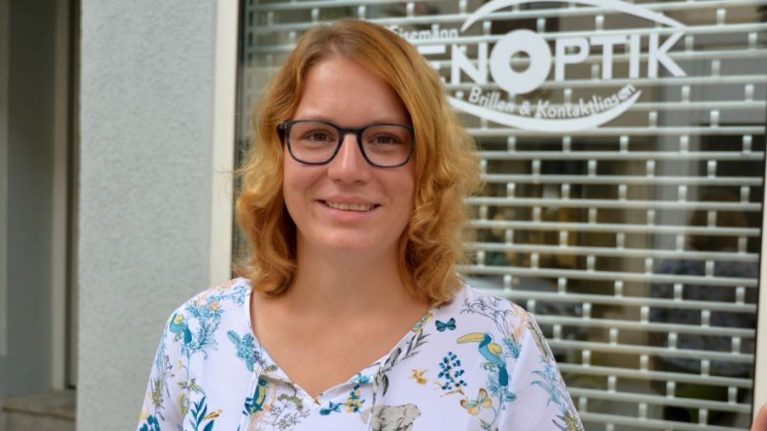 Optikermeisterin Nadine Eisemann gründet mithilfe der Meistergründungsprämie in Oschersleben ihr eigenes Unternehmen.